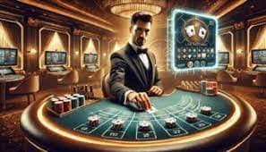 Ilustrasi permainan live casino dengan prinsip bertanggung jawab dan aman